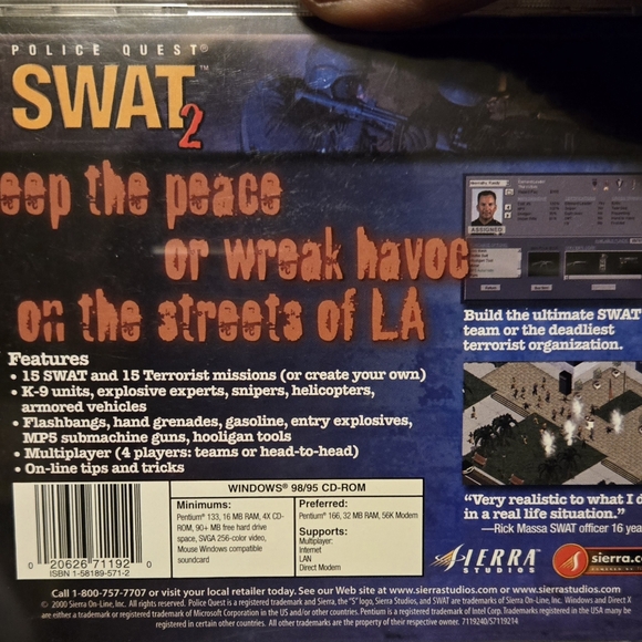Swat 2 Tactical PC Game - Picture 2 of 2